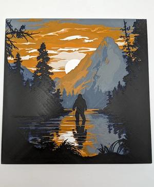 Bigfoot in Nature - HueForge