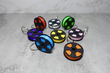 Filament Spool Keychain