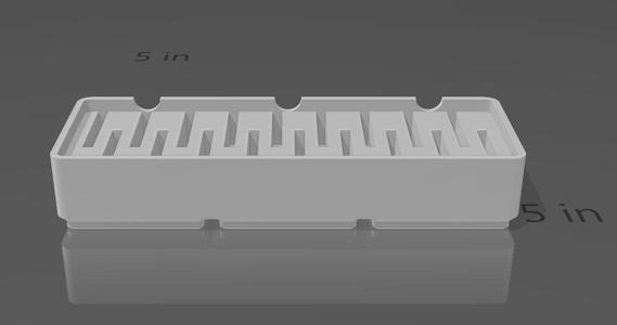 Gridfinity SD Card Holder, 18 slot, 3x1