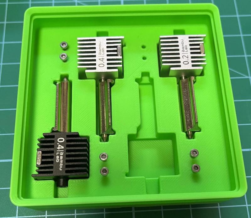 Storage solution for A1 Hotend Gridfinity 2.0