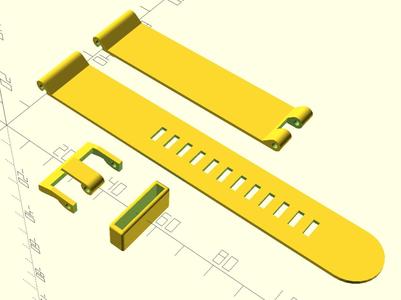 Parametric Watch Strap (and hardware)