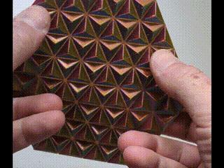 Flexihexi the flexible hexagon fidget toy fabric