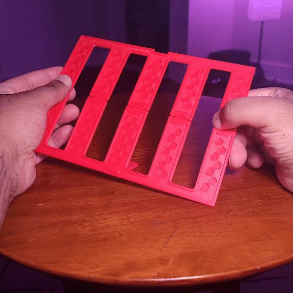 FOLDABLE GUNPLA RUNNER STAND - HEX PATTERN 