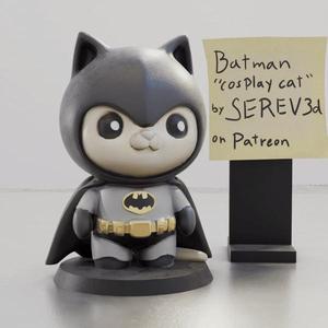 Bat Cat - Batman Cosplay Cat - Multicolor 3MF & STL Model