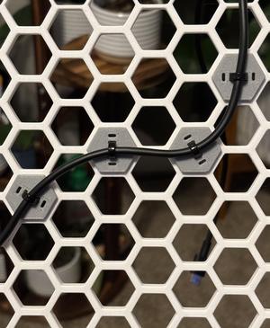 HoneyComb Storage Wall Cable Management Zip Tie Inserts