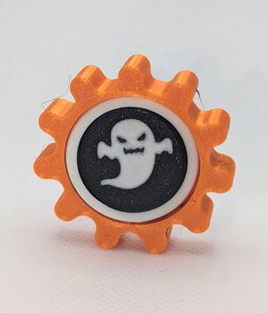 Gyroscope Gear Fidget - Halloween Ghost