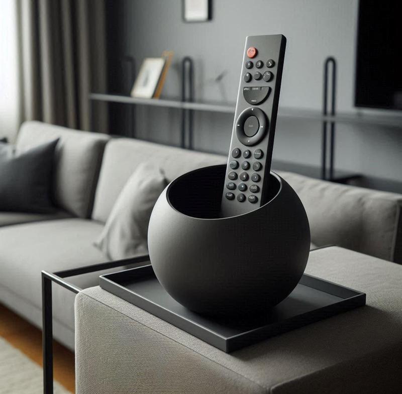 Remote Control Holder "The Ball", Remote Basket