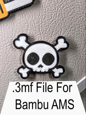 Cross Bones Magnet.3mf