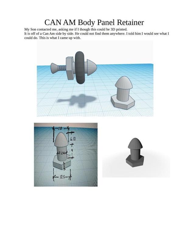 OHV - ATV - Plastic  Body Fasteners