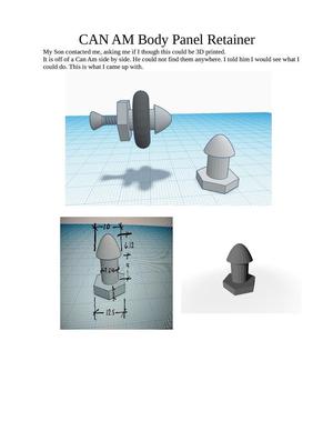 OHV - ATV - Plastic  Body Fasteners
