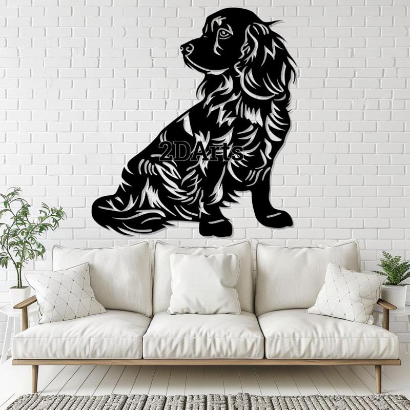 Cocker Spaniel 2D Wall Art/Window Art STL