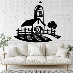 Farm 2D Wall Art/Window Art - Digital STL & SVG Files for 3D Printing and Laser Cutting