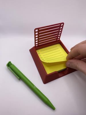 Post-It Holder with Checklist Grid