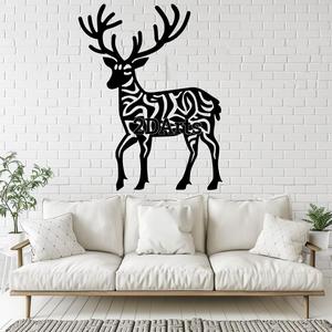 Modern Reindeer 2D Wall Art/Window Art - Digital STL & SVG Files for 3D Printing and Laser Cutting