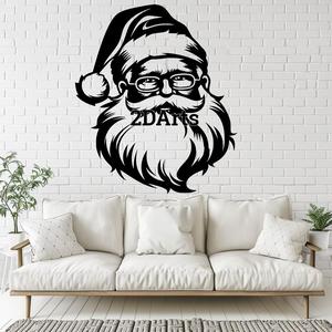 Santa Claus 2D Wall Art/Window Art - Digital STL & SVG Files for 3D Printing and Laser Cutting