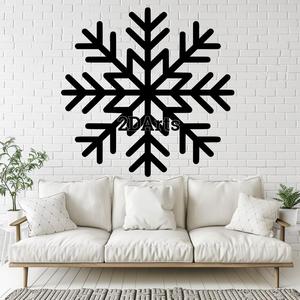 Snowflake 2D Wall Art/Window Art - Digital STL & SVG Files for 3D Printing and Laser Cutting
