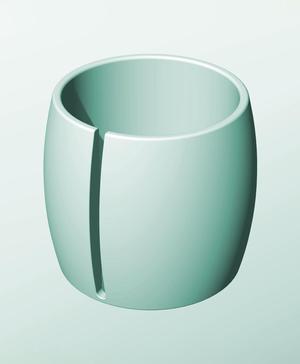 CR162-180-S Modular slotted component container modern decor