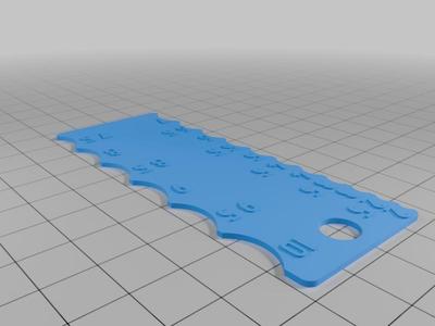 Radius template