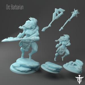 Vargash the orc Barbarian