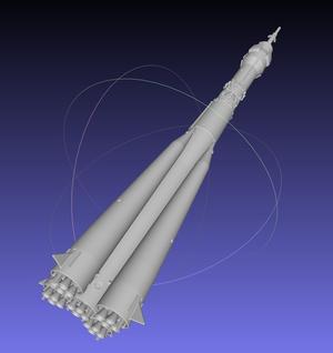 Soyuz Rocket Basic Printable Model