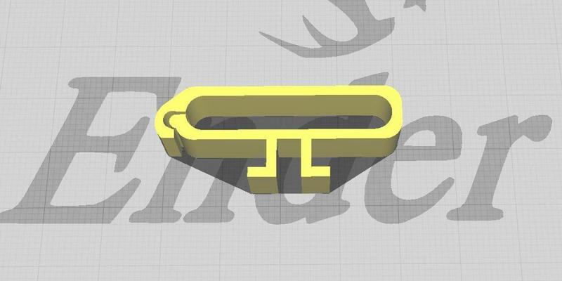 Wire Management Cable Clip - 8020 Extruded Aluminum Sim Rig Parts