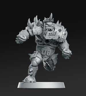 08 Orc Blitzer Fantasy Football 32mm