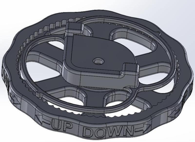 Anycubic i3 Mega X - Locking Bed Level Knob (M3)