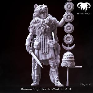 Figure - Roman Signifer 1st-2nd C. A.D. Standard of Honor!