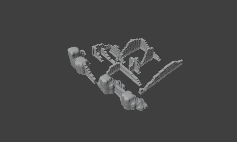 Ruins of the Forgotten Keep – Free Terrain Kit | 3D Printable Scatter Walls for RPG & Wargames   
