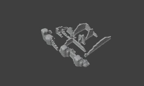 Ruins of the Forgotten Keep – Free Terrain Kit | 3D Printable Scatter Walls for RPG & Wargames   