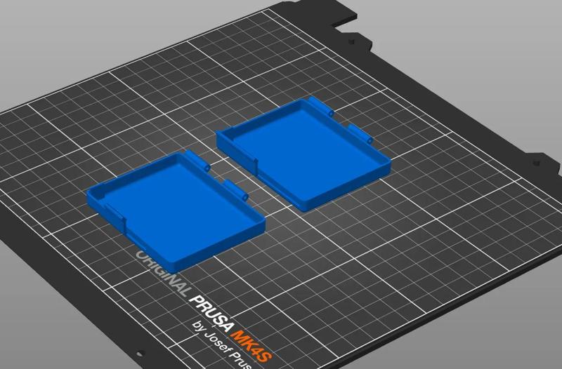 Case with Hinged Lid – Compact, Print-in-Place Design   