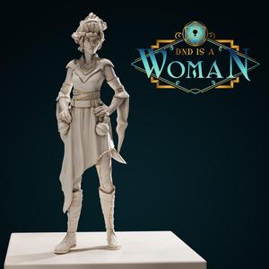 Genasi Sorcerer - Jifwiaa - 28/32mm and 75mm
