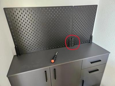 Skadis Desk Mount Board Connector   