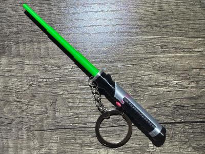 Qui-Gon Jinn Mini Keychain Lightsaber - Series 1