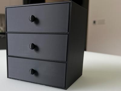 Box with drawers