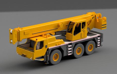 LIEBHERR LTM1060 Mobile Crane- Fully 3D Printable 