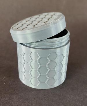 Threaded Hex Container