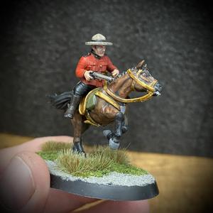 Canadian Scarlet Dragoons - Mounted