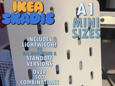 IKEA SKADIS - A1 Mini Sizes - Multiple Versions