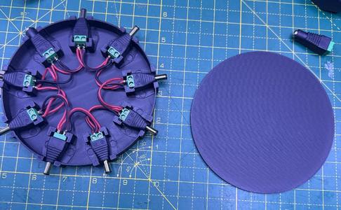 DC power Jack Hub + Lid   