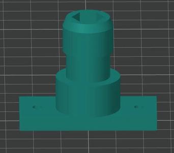 Massager socket attachment to M6 bolt   