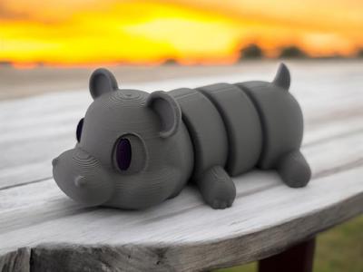 Cute Hippo - Flexi parts