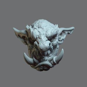 Snaggletooth v8 (actiong figure head)
