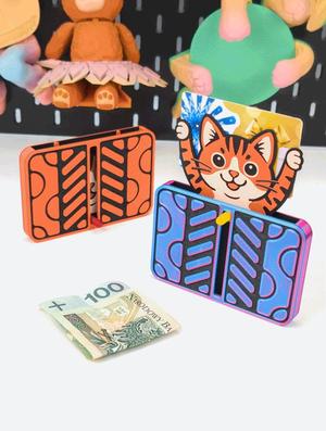 Pocket Cat: Gift Card And Cash Holder