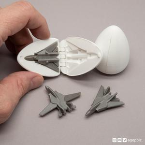 Surprise Egg #6 - Tiny F14 Jet Fighter