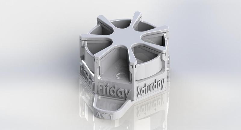 Assistive Rotating Pill Container (version 2.3)