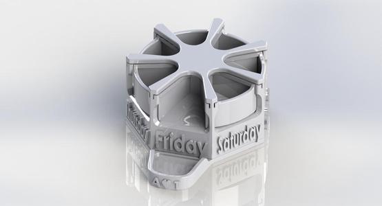 Assistive Rotating Pill Container (version 2.3)