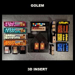 GOLEM - INSERT, EINSATZ, INLAY, ORGANIZER (fits deluxe resources and promos)