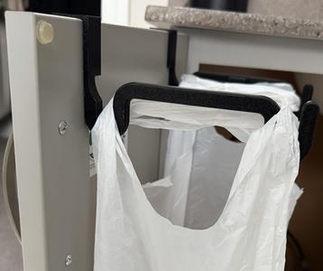 Cabinet Door Grocery Trash Bag Holder