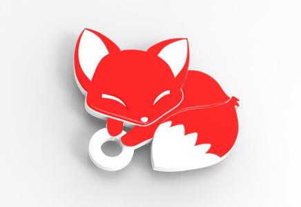 Keychain “Little Fox”